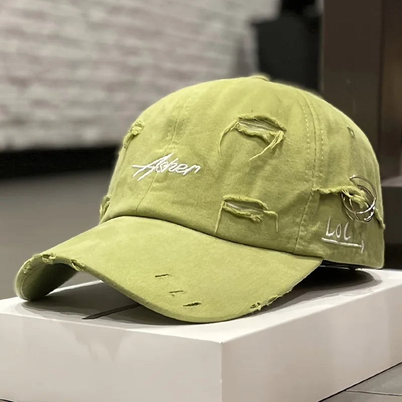 Y2K Distressed Dad Cap