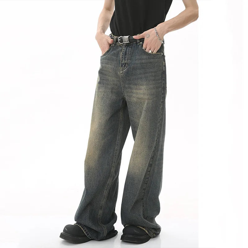 Y2K Acid Wash Baggy Jeans