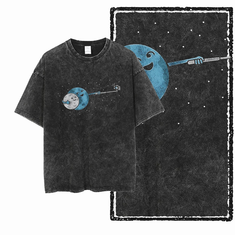 Astro Space Acid Wash Tee