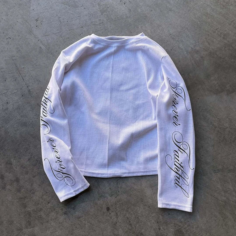 Retro Script Long Sleeve