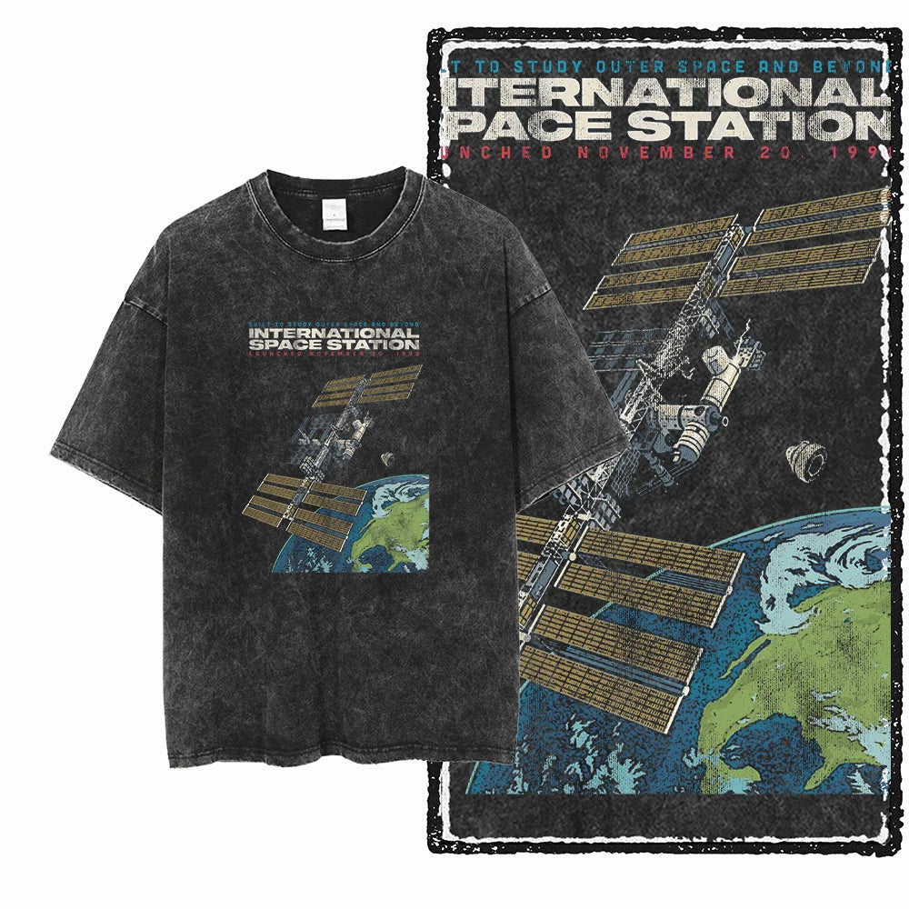 Astro Space Acid Wash Tee