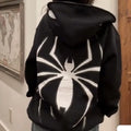 Spider Web Zip Hoodie
