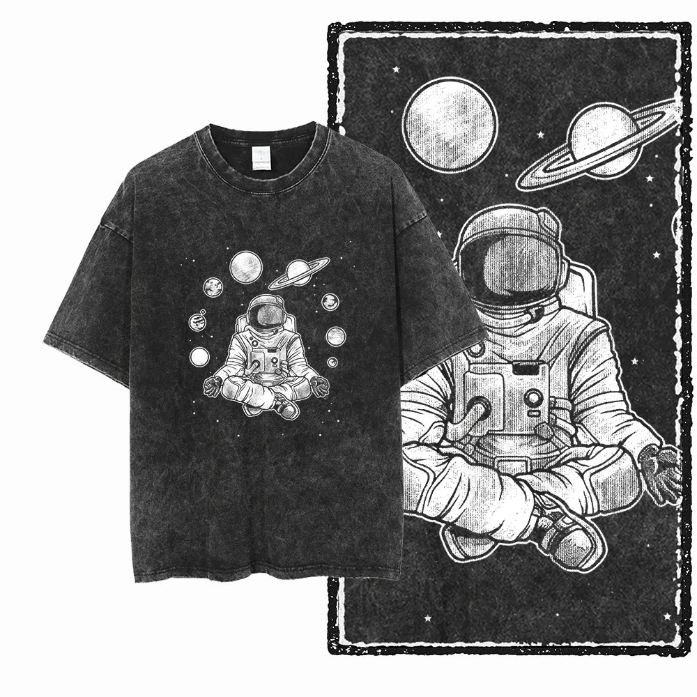 Astro Space Acid Wash Tee