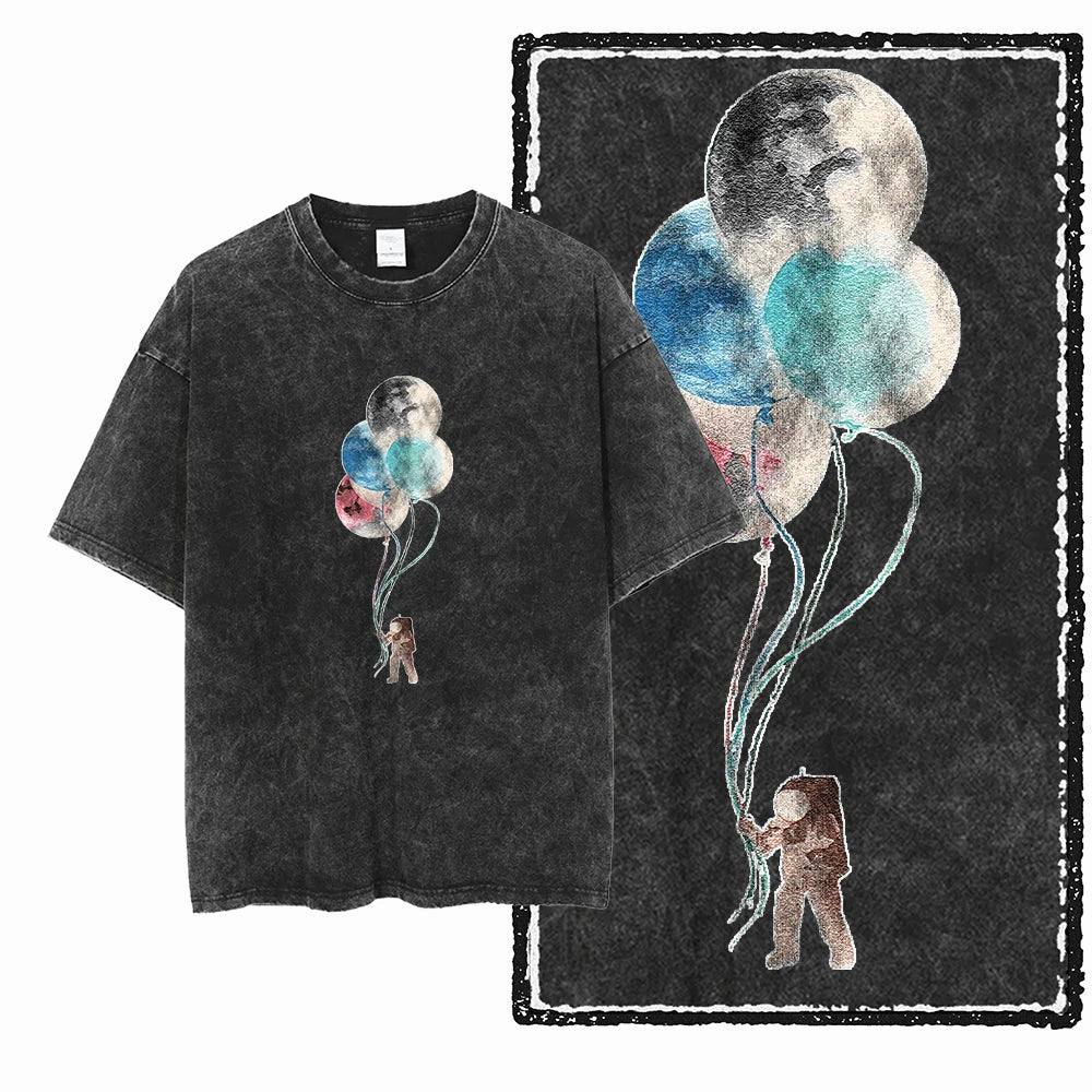 Astro Space Acid Wash Tee