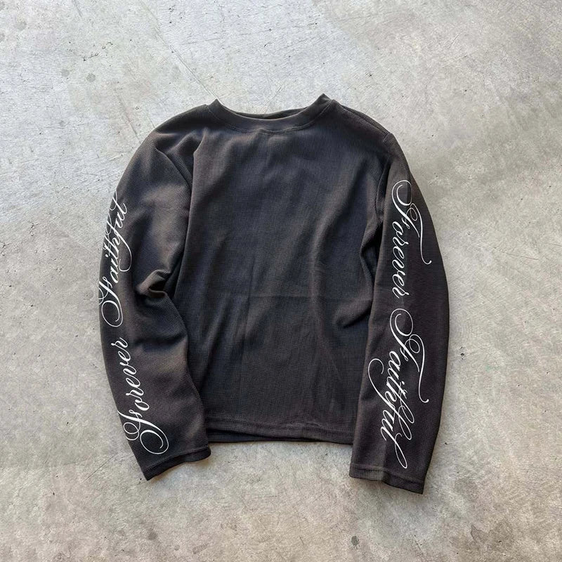 Retro Script Long Sleeve