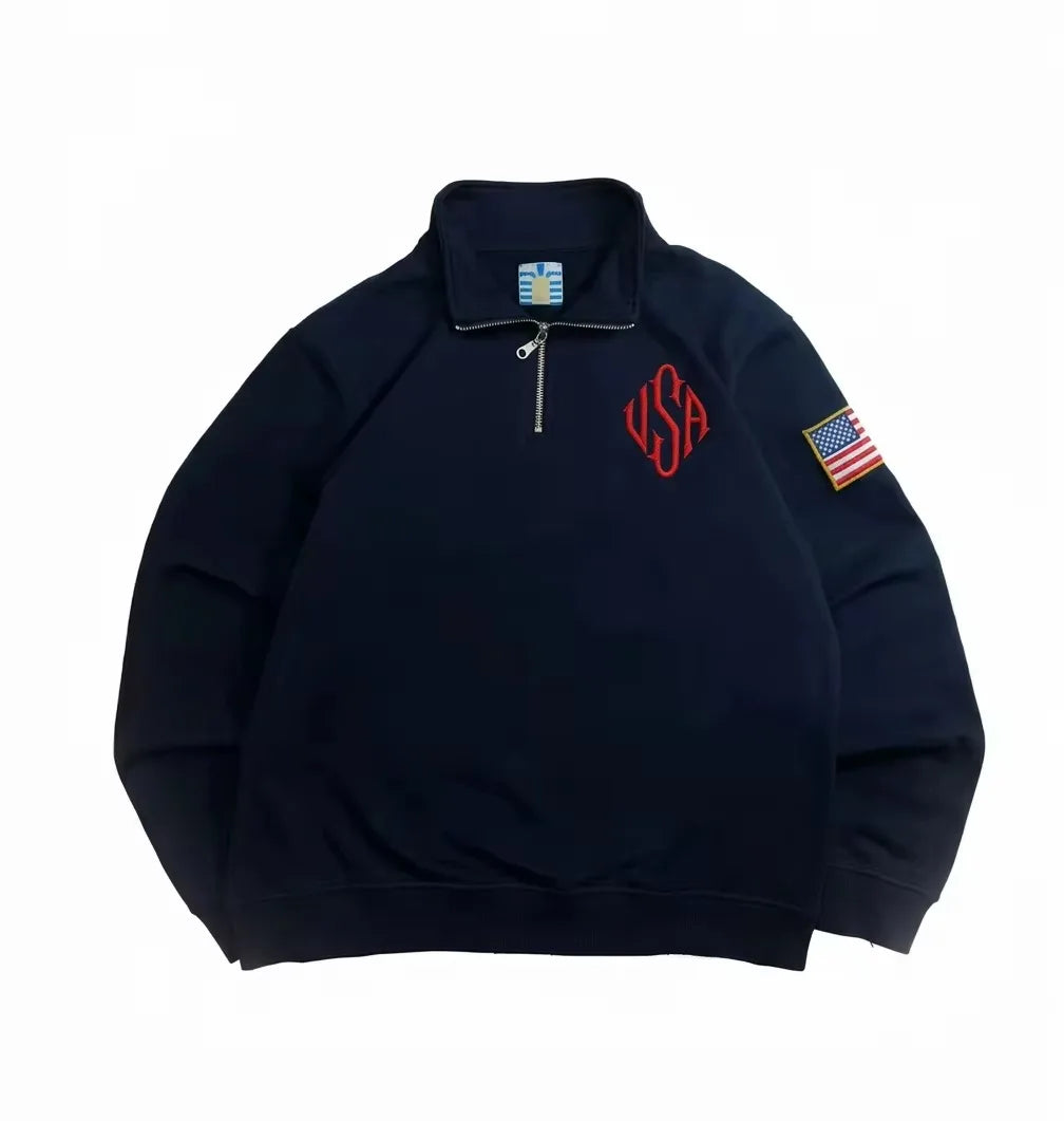 Retro Quarterzip Pullover