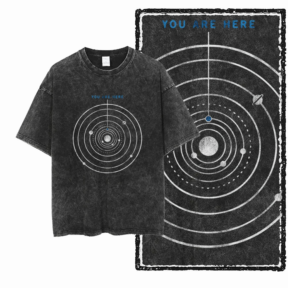 Astro Space Acid Wash Tee
