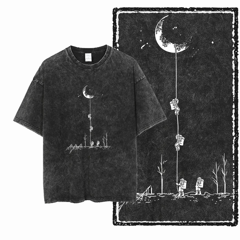 Astro Space Acid Wash Tee