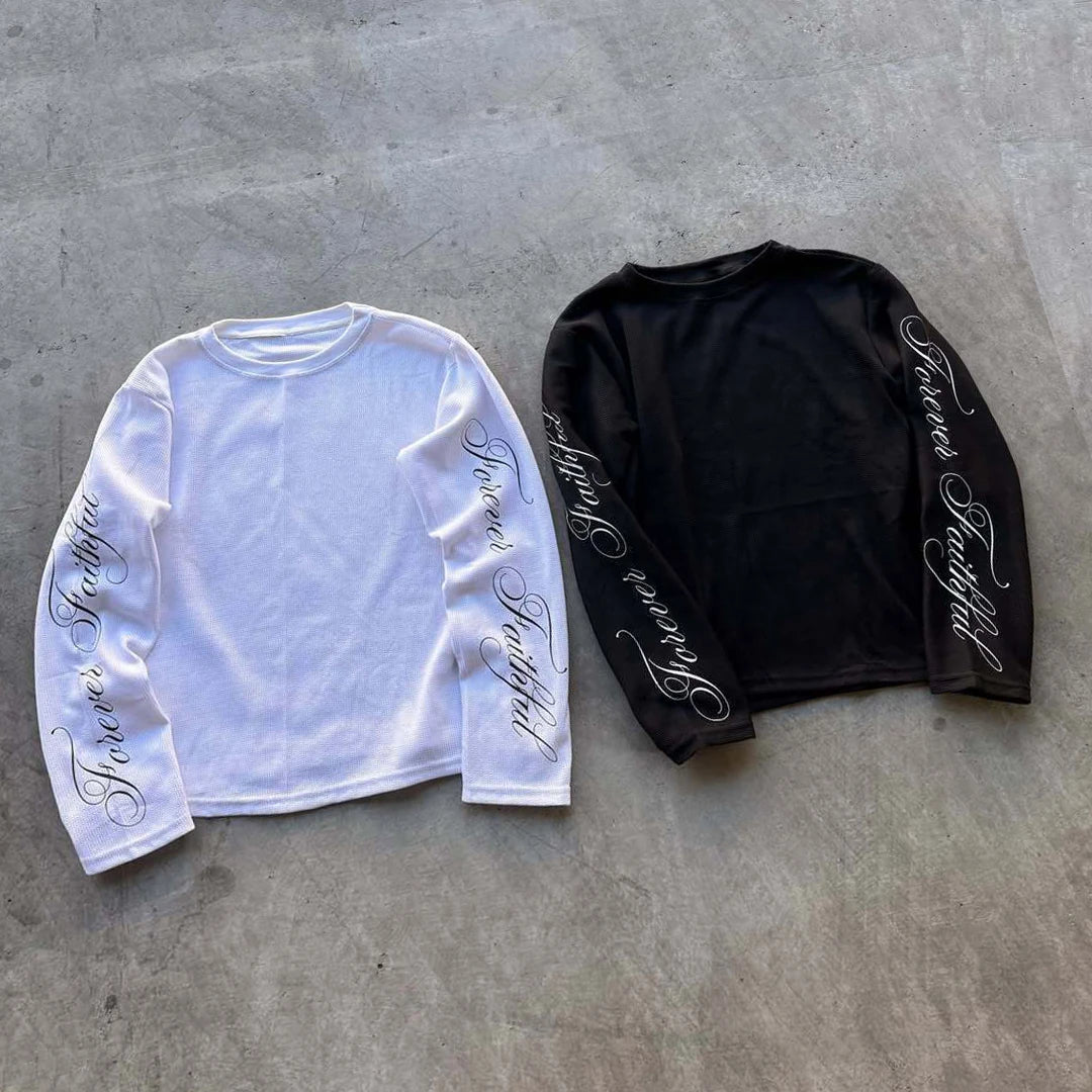 Retro Script Long Sleeve