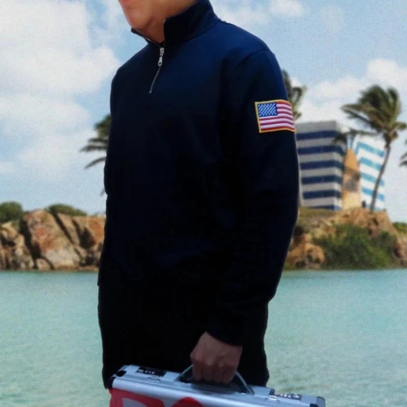 Retro Quarterzip Pullover