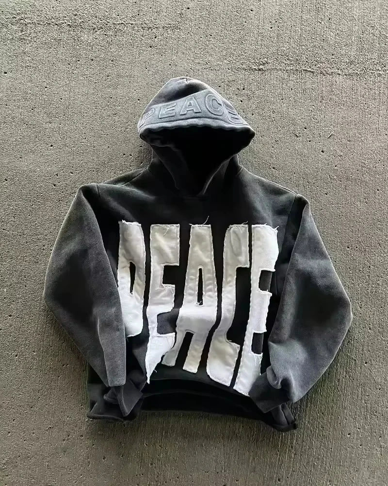 Gothic Wing Zip Hoodie